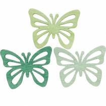Streudeko Schmetterlinge, Frühling, Schmetterlinge aus Holz, Tischdeko zum Streuen 72St