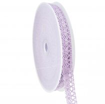 Artikel Schmuckband Flower Dekoband Lila Zierband B16mm L20m