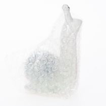 Artikel Keramik Schnecke Figur 16cm in Grün-Weiß für stilvolle Deko und Tischgestaltung