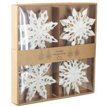 Artikel Filigrane Papier-Schneeflocken zur Weihnachtsdekoration und Wintergestaltung