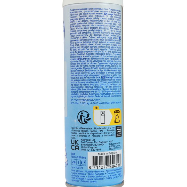 Artikel Schneespray Sprühschnee Winter Deko Kunstschnee 150ml