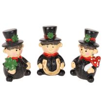 Artikel Schornsteinfeger Figur 5cm 6er-Set Polyresin Klebebefestigung Innenbereich