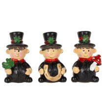 Artikel Schornsteinfeger Figur 5cm 6er-Set Polyresin Klebebefestigung Innenbereich