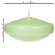 Artikel Wachs Schwimmkerze rund 8 cm für Dekoration und Wasseranwendungen