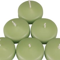 Schwimmkerzen Grün Wenzel Kerzen Softgrün 30×50mm 8St