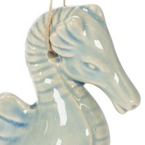 Artikel Keramik Dekorationsfigur Seepferdchen Hängend 15cm Innenbereich