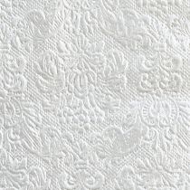 Artikel Servietten Farbe Silber Geprägt Ornament 33x33cm 15St