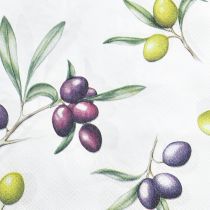 Artikel Servietten mit Oliven Sommer Tischdeko 33x33cm 20 St
