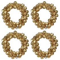 Artikel Goldene Serviettenringe Glöckchen Metall Ø5cm 8 St Tischdeko Festlich