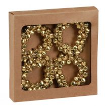 Artikel Goldene Serviettenringe Glöckchen Metall Ø5cm 8 St Tischdeko Festlich