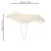 Artikel Elegante Straußmanschette aus Sisal für perfekte Blumenarrangements 20cm 8 Stück