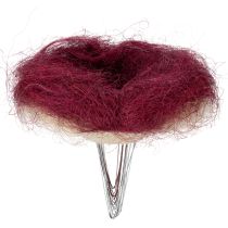 Artikel Straußmanschette aus Sisal 20cm für kreative Blumenarrangements 8er-Set