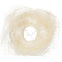 Artikel Straußmanschette aus Sisal 20cm für kreative Blumenarrangements 8er-Set