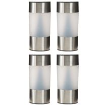 Artikel Solar Stableuchte LED Set 4 Stk Outdoor Gartenleuchte Edelstahl