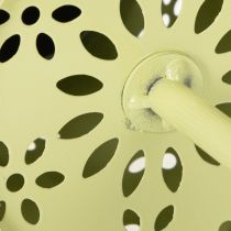 Artikel Solar Tischleuchte LED mit Blumenmuster 28cm Grün Wetterfest Outdoor Dekoration