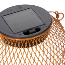 Artikel Solarlaterne LED aus Metall mit warmweißem Licht für stilvolle Gartenbeleuchtung 12 cm