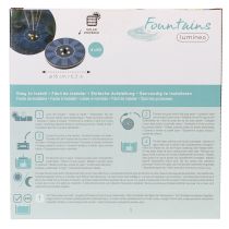 Artikel Solar Gartenpumpe Schwimmend mit LED für Teiche und Dekorative Wasserspiele 16cm