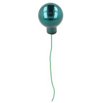 Artikel Mini Weihnachtskugeln Glas 20mm Opalblau Glänzend Matt 140 Stück