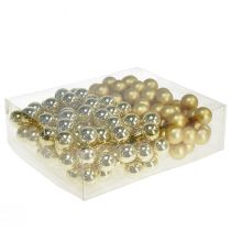Artikel Mini Christbaumkugeln Glas Spiegelbeeren Gold Ø20mm 140 Stück Deko