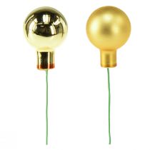 Artikel Mini Christbaumkugeln Glas Spiegelbeeren Gold Ø20mm 140 Stück Deko