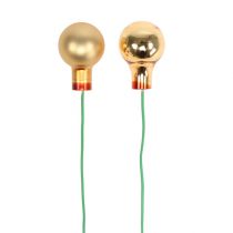 Artikel Spiegelbeeren Ø1,5cm Matt, Glänzend Gold 140St
