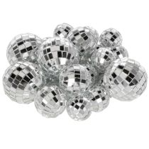 Artikel Dekorations-Spiegelkugeln Glas Silber 2–4 cm 50 Stück