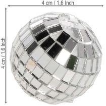 Artikel Dekorations-Spiegelkugeln Glas Silber 2–4 cm 50 Stück