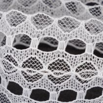 Artikel Zierband Baumwolle Spitze Weiß 25mm x 10m Rolle