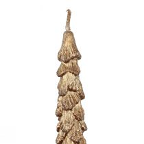 Spitzkerzen Braun Metallic Kerzen Weihnachtskerzen 25cm 2St