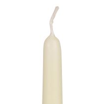 Spitzkerzen Stabkerzen Kerzen Weiß Elfenbein 250/23mm 12St