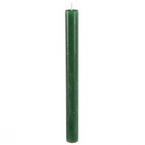 Artikel Dunkelgrüne Stabkerzen 21x240mm, durchgefärbt, 12er-Set – Ideal für Deko & Ambiente