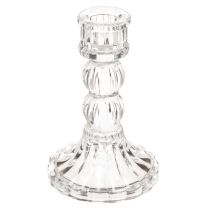Artikel Kerzenhalter Glas transparent 12cm 2er-Set Tischdekoration