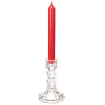 Artikel Kerzenhalter Glas transparent 12cm 2er-Set Tischdekoration