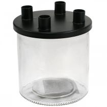 Artikel Kerzenhalter Glas Stabkerzenhalter Deko Glas H11cm Ø10cm