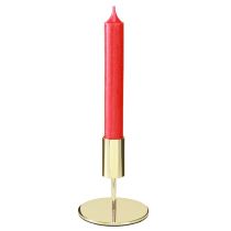 Artikel Goldene Metall Stabkerzenhalter Set 4 Stück - Elegante Kerzenhalter Deko