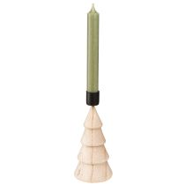 Artikel Stabkerzenhalter Holz Tannenbaum Natur H16cm Weihnachten 2er Set