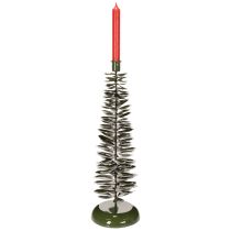 Artikel Kerzenständer Metall Tannenbaum-Optik Grün 45 cm