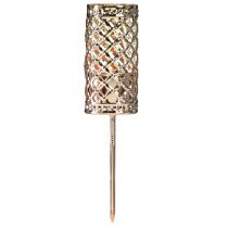 Artikel Goldene Stabkerzenhalter zum Stecken 22mm H10cm Vintage-Glamour 4er-Set
