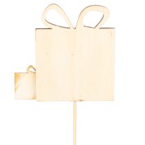 Artikel Pflanzenstecker Holz Geschenkpaket 31cm bunt 12 Stück