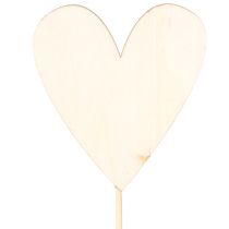 Artikel Dekostecker Herz Holz 31cm Danke-Schön Aufdruck 12 Stück