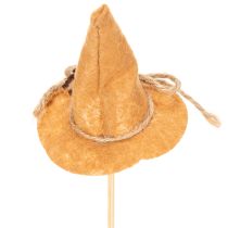 Artikel Dekostecker Hexenhut Filz 28cm Mehrfarbig 12 Stück