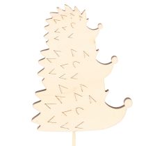 Artikel Deko-Stecker Holz Igel-Familie 34cm 12 Stück bunt für Innen und Außen