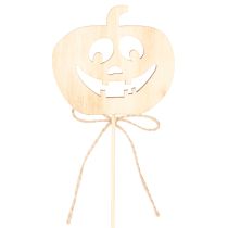 Artikel Dekostecker aus Holz Kürbis 31 cm 12 Stück Halloween Herbst