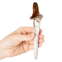 Artikel Dekofigur Zwerg zum Stecken Keramik 16cm Mehrfarbig 2 Stück