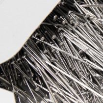 Artikel Stecknadeln Silberblank 105/30mm Eisen Vernickelt 500g Rostfrei Vielseitig Floristik