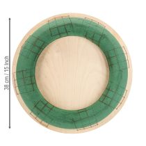 Artikel Steckschaum Kranz auf Holzplatte 38cm für kreative Floristik - 2er Set