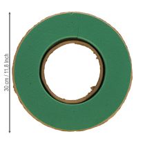 Artikel Qualitäts-Nasssteckschaum-Kranz auf Kartonbasis Ø30cm 2er-Set für florale Dekoration