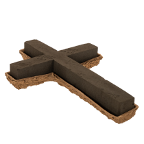 Artikel OASIS® Renewal® Floral Foam Biolit® Steckschaum-Kreuz, 42 cm, schwarz, 2 Stück