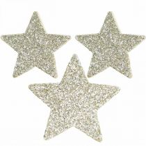 Streudeko Weihnachten Streudeko Sterne in Gold Ø4/5cm 40St