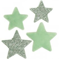 Artikel Streudeko Weihnachten Sterne Streusterne Grün Ø4/5cm 40 St